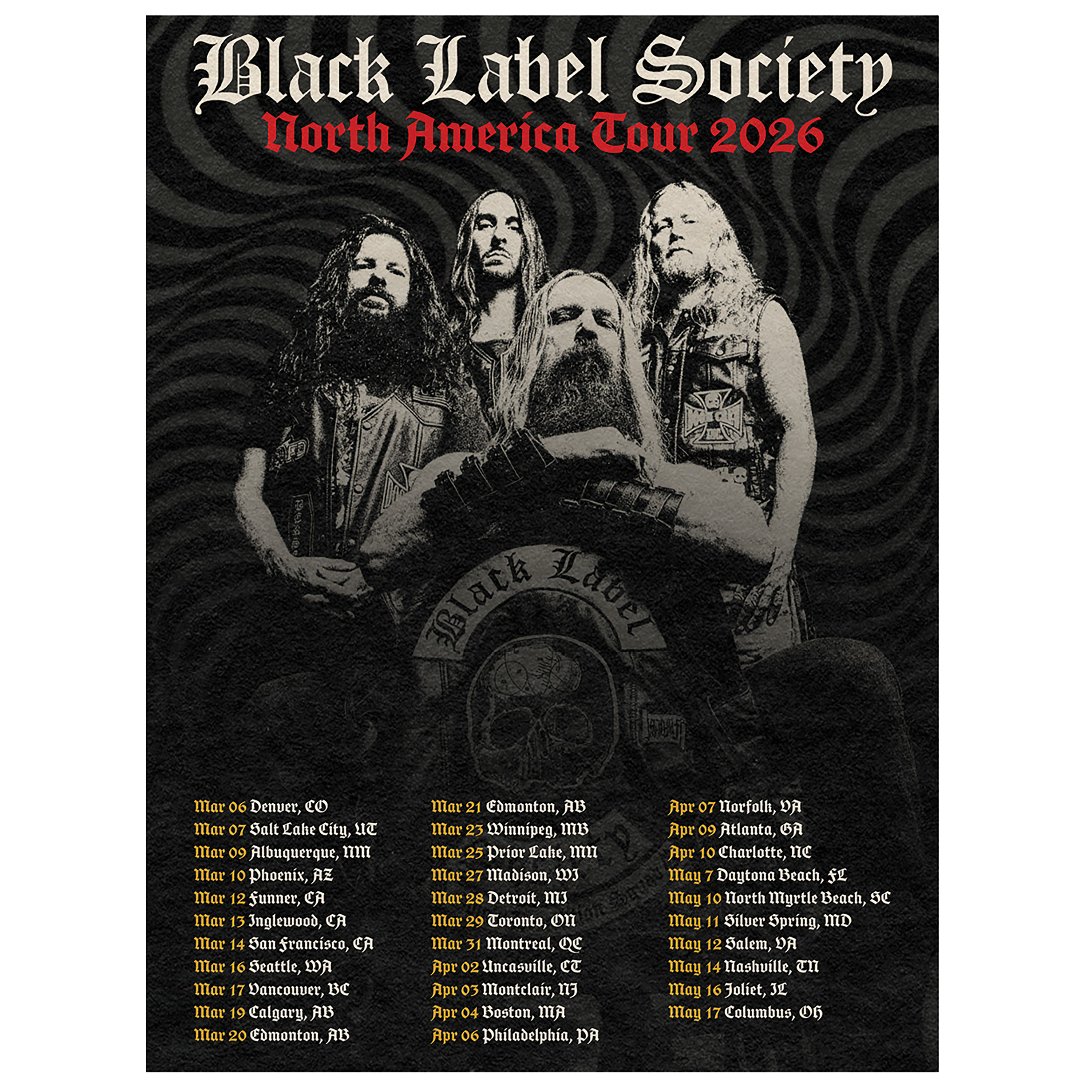 BLS North American Tour '26 Tour Poster