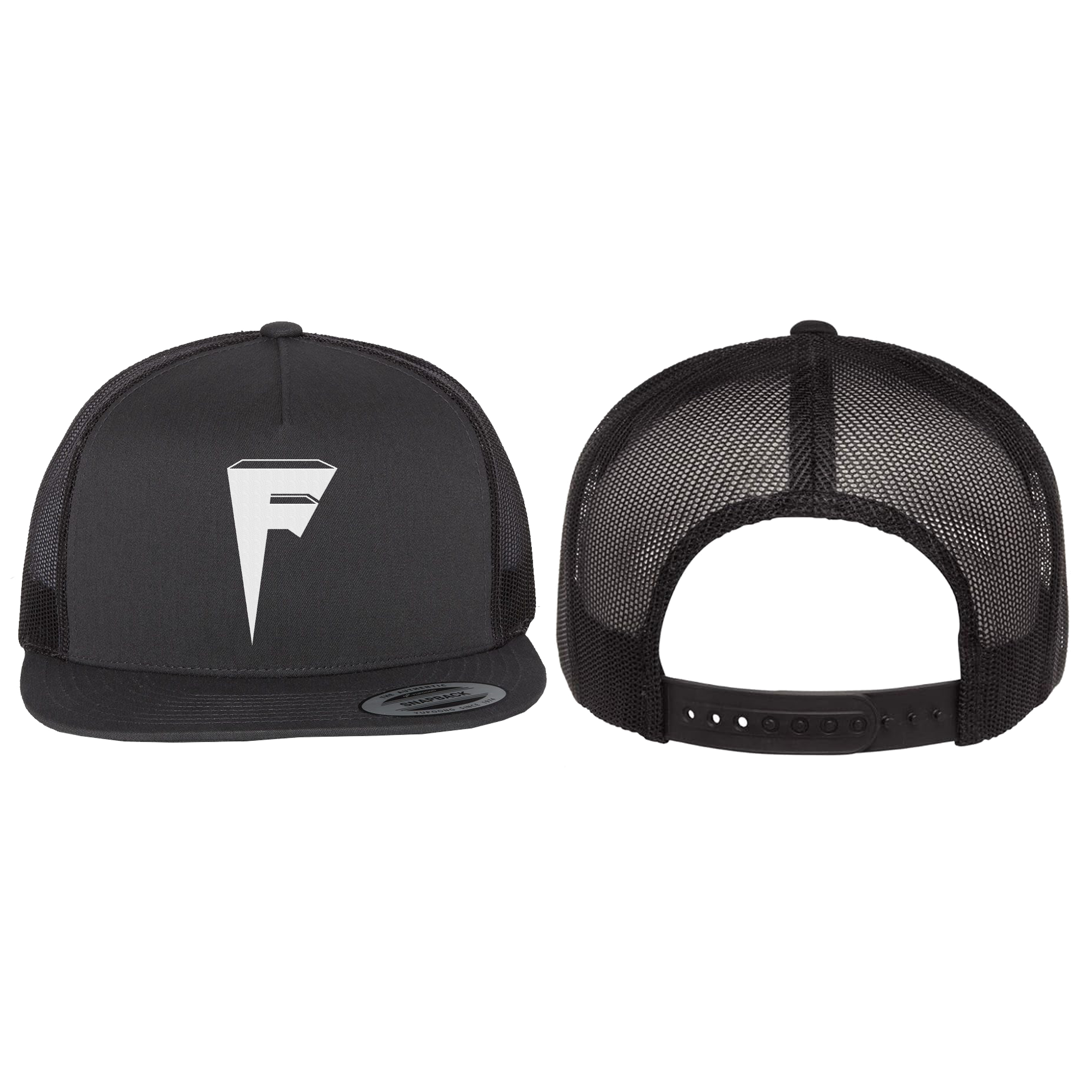 Forbidden Embroidered Five Panel Trucker Hat
